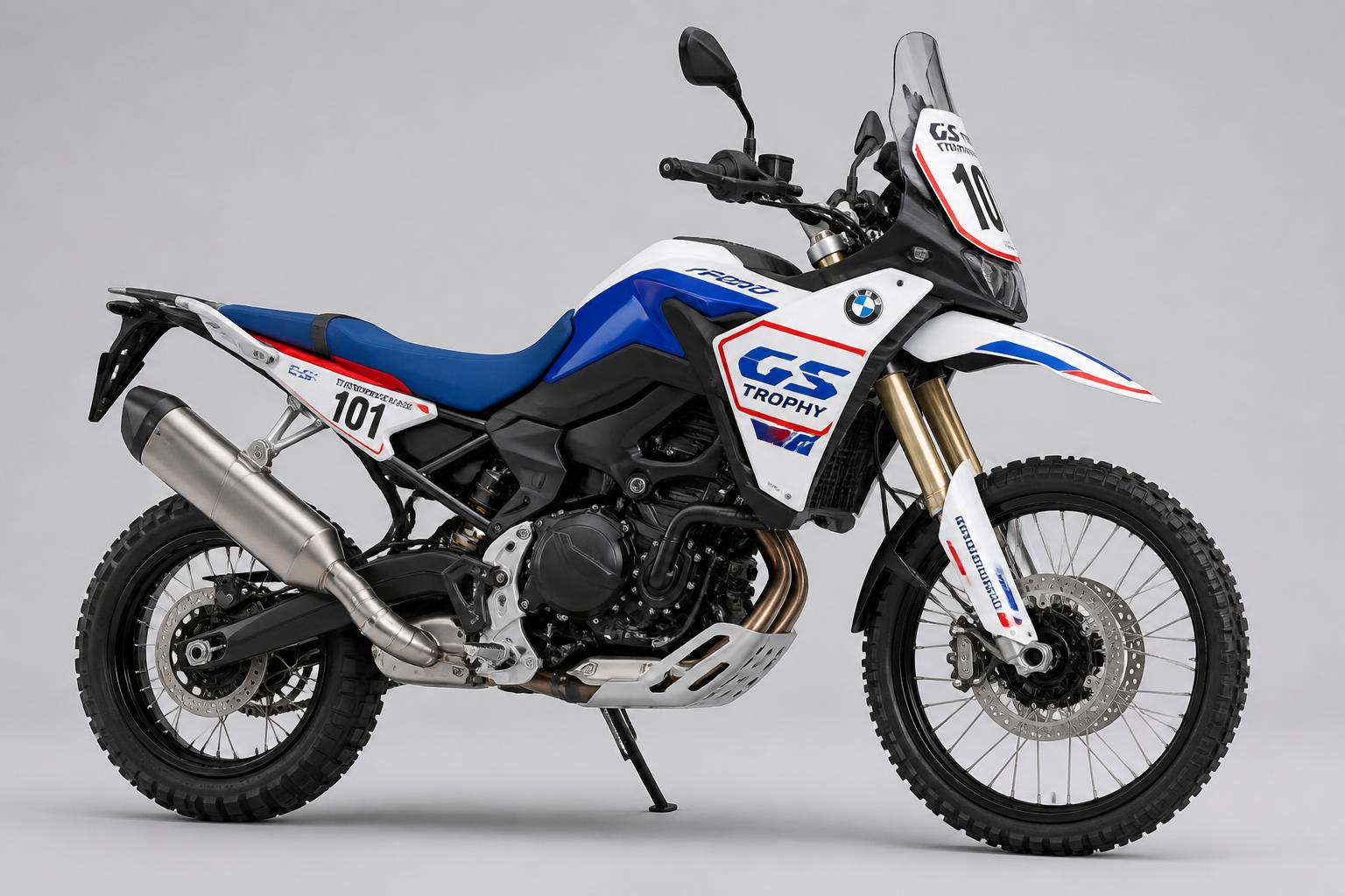 BMW F 900 GS in the Balkan mountains